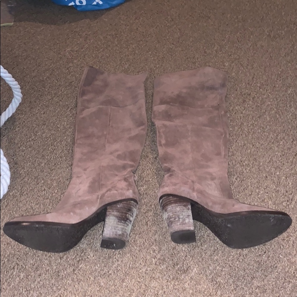 Knee high cowboy boots from DSW